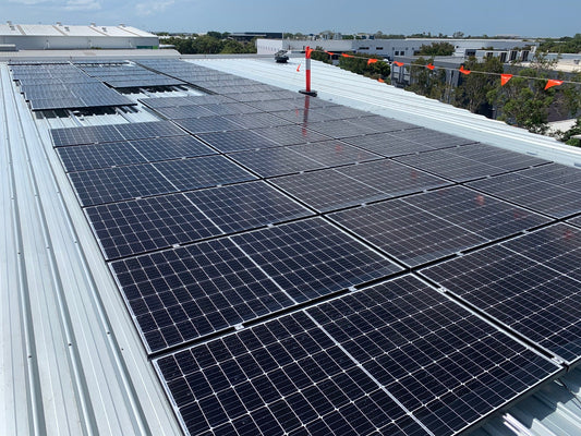 Solar panels at Merlo HQ