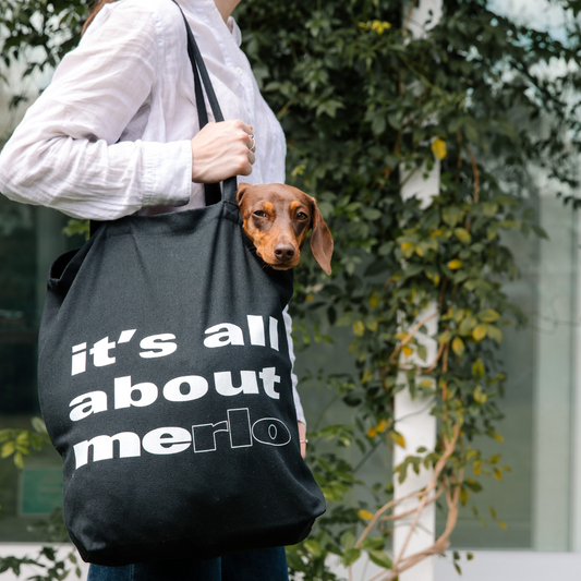 All About Merlo Tote Bag