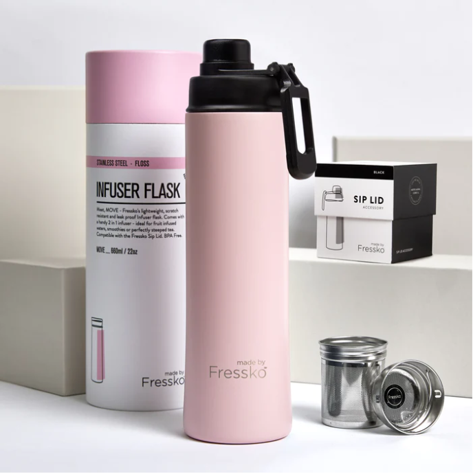Fressko water bottle - pink