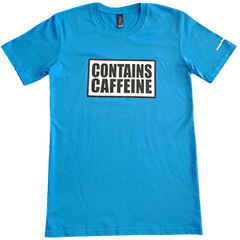 Contains Caffeine tee