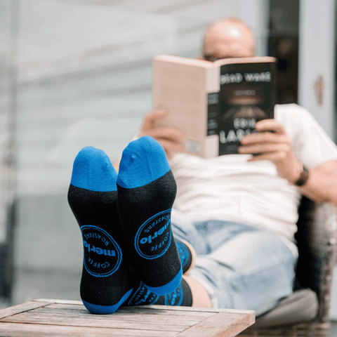 merlo coffee socks in use
