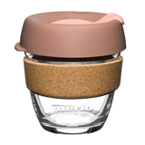 Glass KeepCup with Cork Band (Toffee)